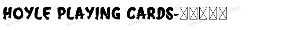 Hoyle Playing Cards字体转换